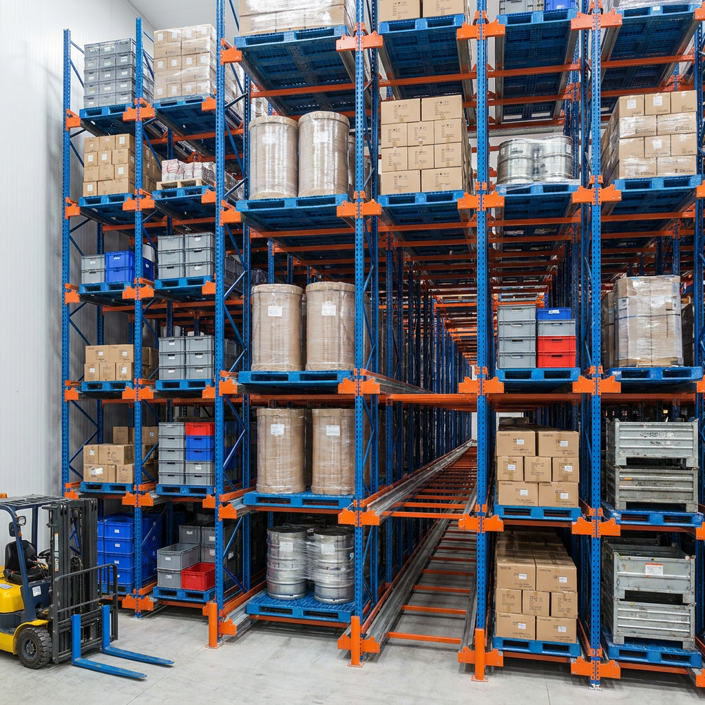 Shuttle Rack Shuttle Racking System for Cold Storage High Density Q235B Steel Industrial Warehouse