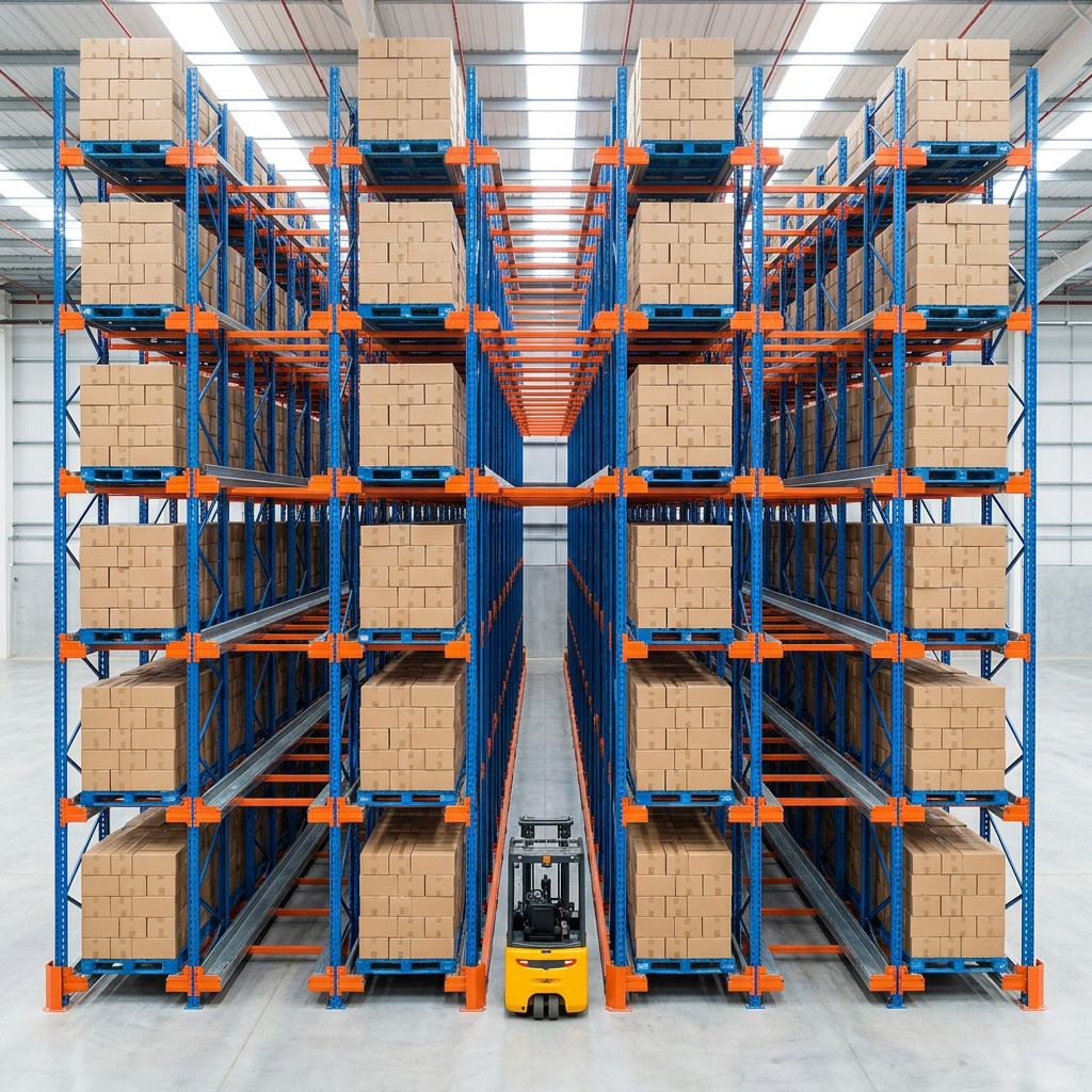 Automated Pallet Shuttle Racking Price for Shuttle Rack Q235B Steel Industrial Warehouse Storage