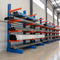 Adjustable Cantilever Racking System Modular Design for Warehouse Steel and Aluminum Profile Trade Center