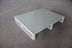 Warehouse Steel Pallet Storage for Industrial Storage Heavy Duty Metal Pallets Four Forklift Entrance Half Paving Face