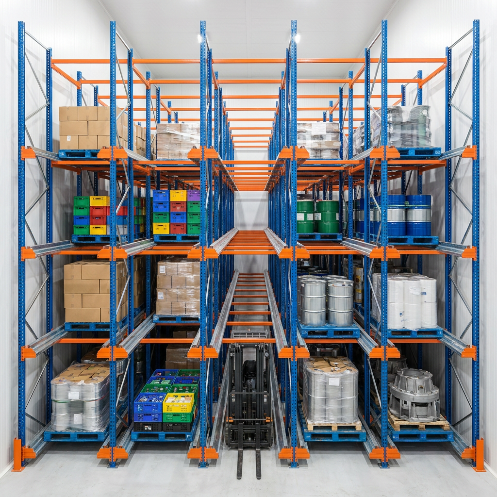 Custom Radio Shuttle Racking Automated Storage System High Density Shuttle Rack for Warehouse Storage