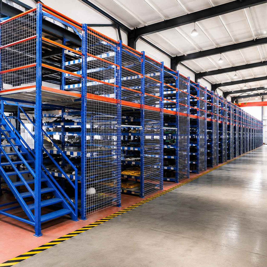 Warehouse Mezzanine Rack Industrial Platform for Multi-level Storage Steel Structure Floor System Plan