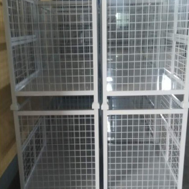 Stackable Tire Storage Cage for Tires Foldable Powder Coated for Warehouse Logistics Plan