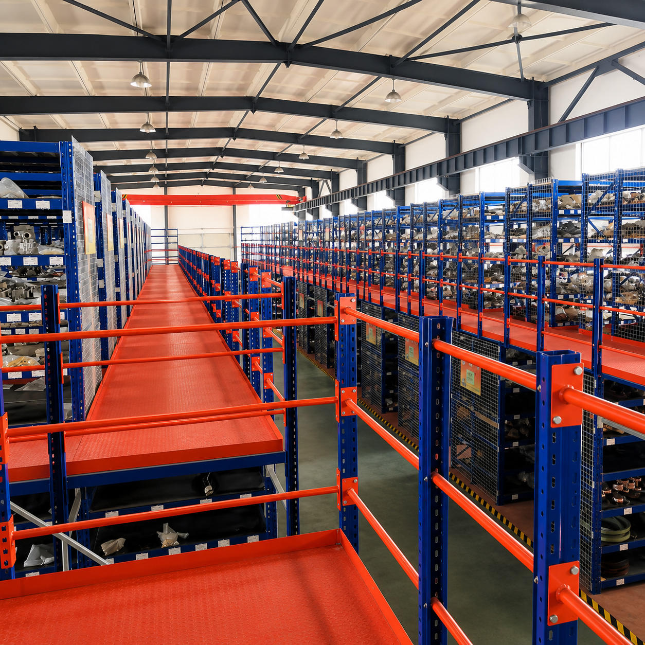 Steel Structure Mezzanine Rack Multi-level Storage Industrial Platform Warehouse Floor System Q235B