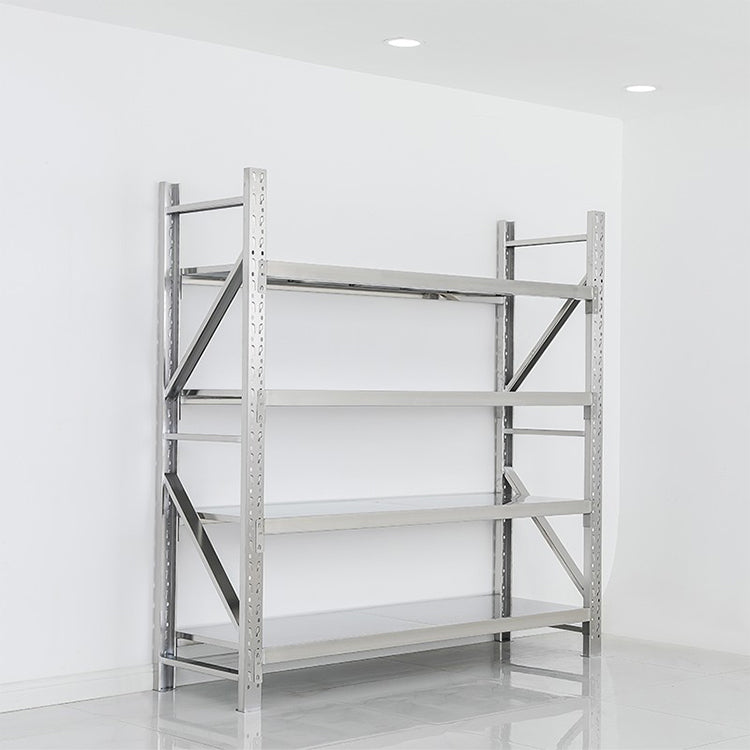 Anti-corrosion 3-Tier Adjustable Steel Storage Rack Shelves Q235B for Manufacturing Plant and Warehouse