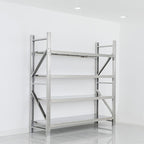 Anti-corrosion 3-Tier Adjustable Steel Storage Rack Shelves Q235B for Manufacturing Plant and Warehouse