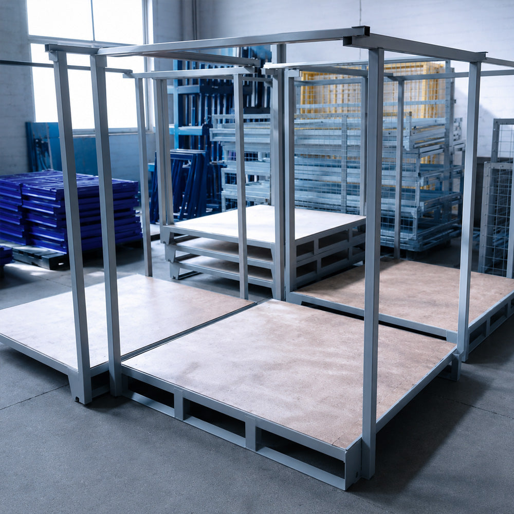 Industrial Heavy Duty Stackable Racking for Tire Storage Powder Coated Warehouse Logistics Hub System Plan