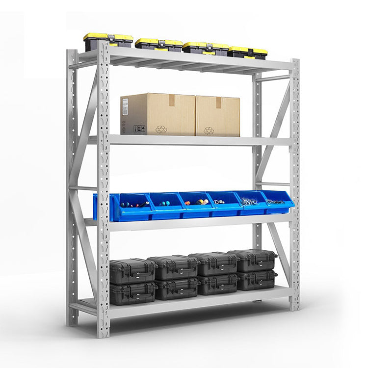 Anti-corrosion 3-Tier Adjustable Steel Storage Rack Shelves Q235B for Manufacturing Plant and Warehouse