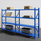 Robust Steel Storage Rack 400kg Wear-resistant Shelves Boltless for Manufacturing Plant Shelving System