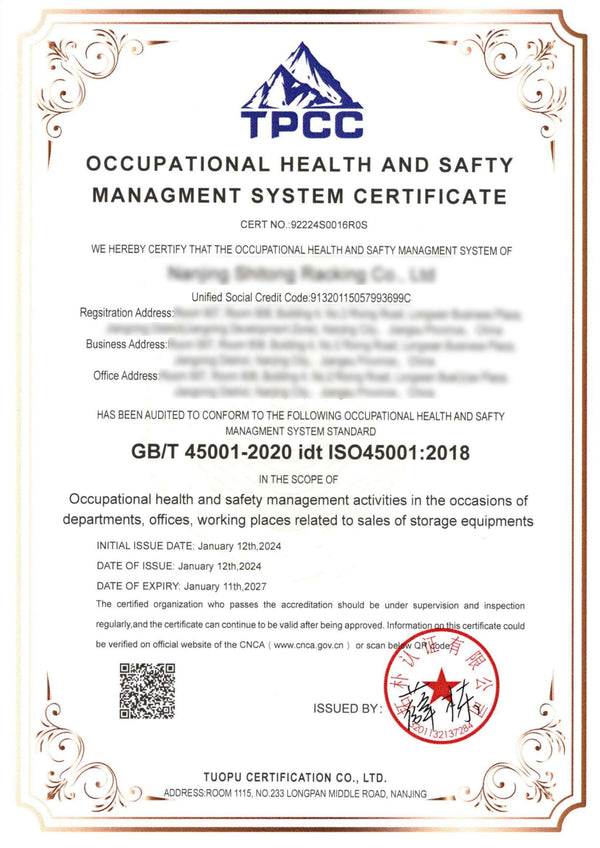 Certification