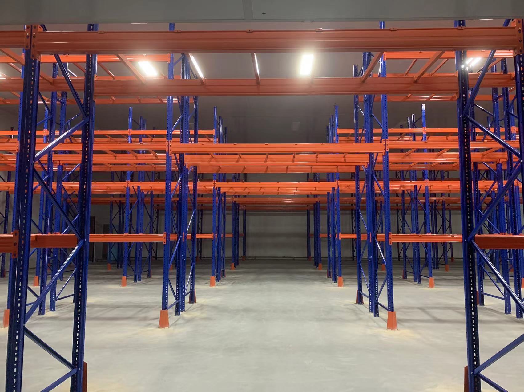 Warehouse Storage Rack High Density 1000kg Q235B Cold Rolled Steel Heavy Duty Pallet Rack for Auto Parts Warehouse