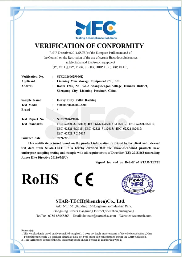 Certifications