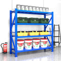 Modular Steel Storage Rack 200kg Adjustable Shelves Powder Coated for Industrial Warehouse Shelving System