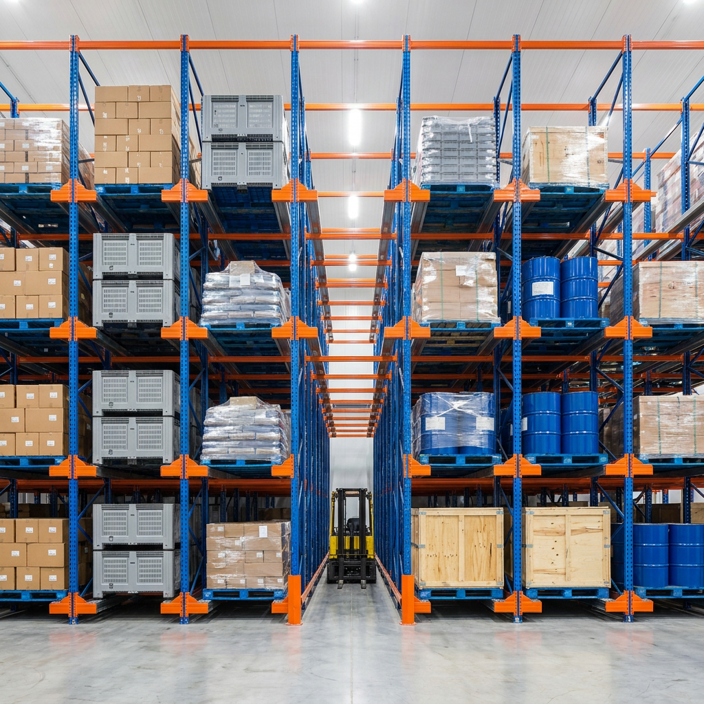 Shuttle Rack Industrial Q235B Shuttle Racking System for Cold Storage High Density Logistics Distribution
