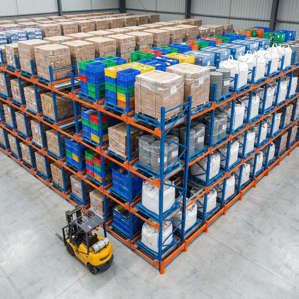 Shuttle Rack Industrial Q235B Shuttle Racking System for Cold Storage High Density Logistics Distribution