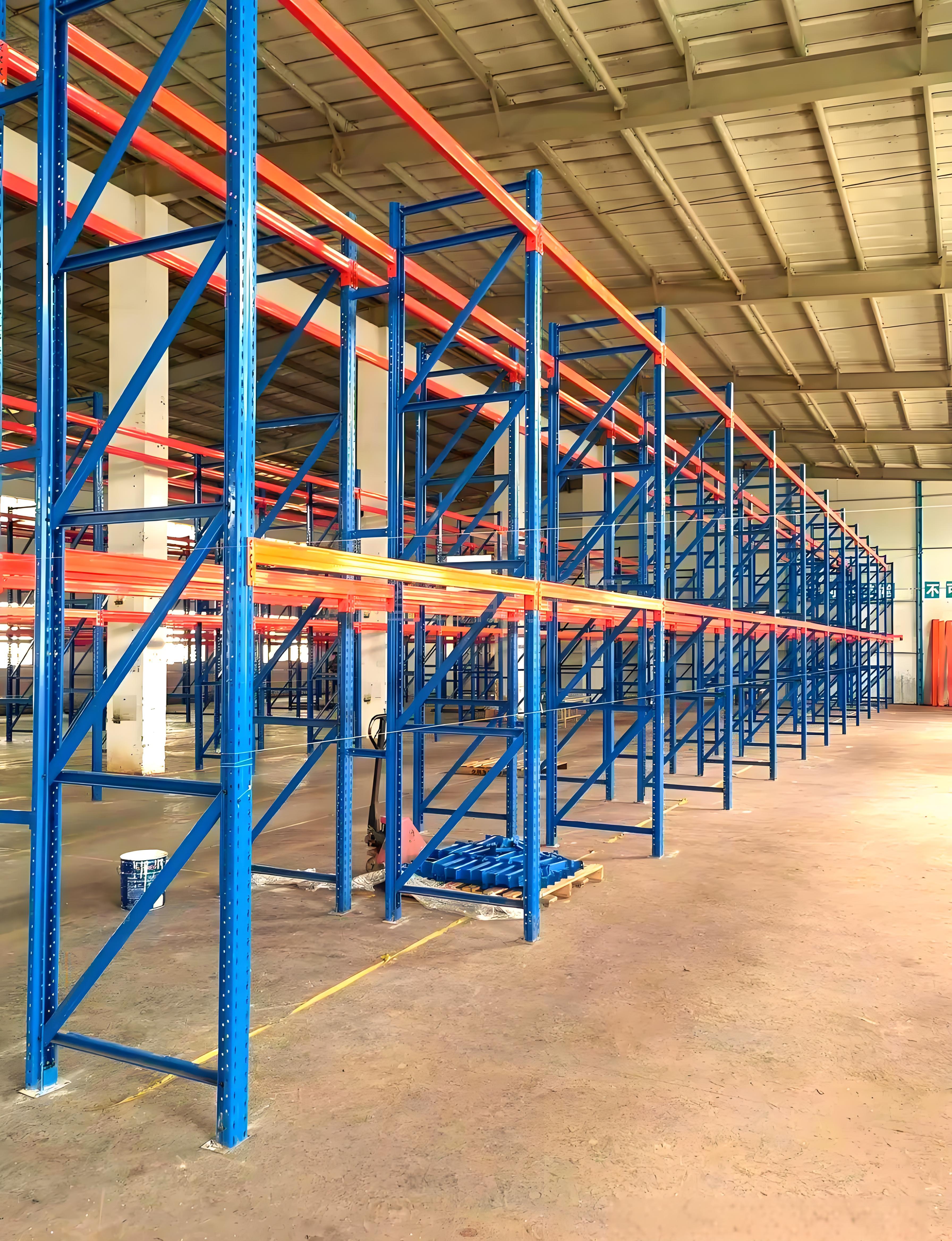 Steel Storage Rack High Density Selective Heavy Duty Steel Pallet Racking 2000kg Solution Free 3D Design