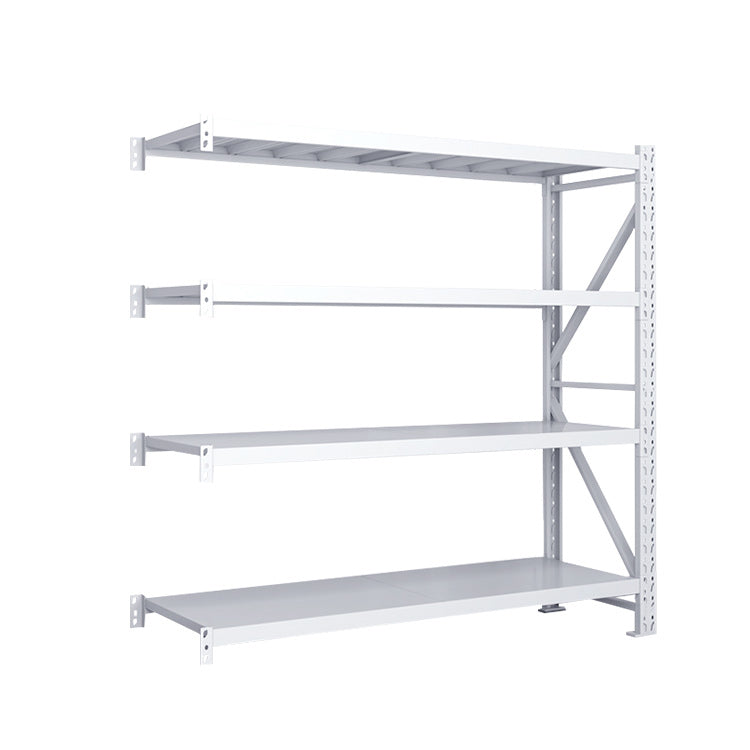 Industrial Steel Storage Rack 5-Tier Shelves Wear-resistant Light Duty 150kg/Layer for Workshop Storage Hub