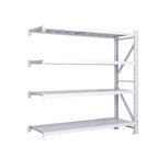 Industrial Steel Storage Rack 5-Tier Shelves Wear-resistant Light Duty 150kg/Layer for Workshop Storage Hub