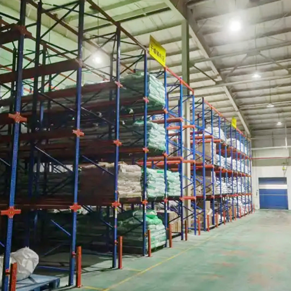 Customized Dimension Q235B Steel Drive in Racking System Stable Bearing Logistics Warehouse Bulk Commodity Storage Rack