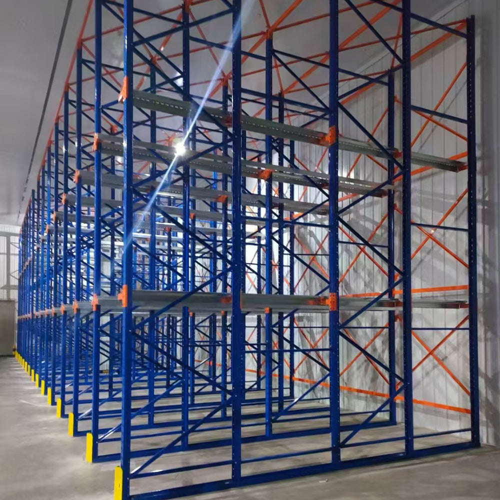 Rust Proof Coating Q235B Steel Drive in Racking System Modular Assembly Logistics Distribution Center Storage Rack