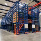 Industrial Mezzanine Rack Heavy Duty Multi-level Warehouse Storage Platform System Q235B Steel Boltless Assembly
