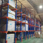 Impact Resistant Q235B Steel Drive in Racking System Adjustable Height Grain Warehouse Bulk Box Goods Storage Rack