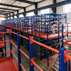 Industrial Mezzanine Rack Heavy Duty Multi-level Warehouse Storage Platform System Q235B Steel Boltless Assembly