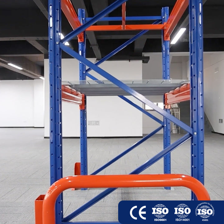 Custom Warehouse Storage Rack Q235B Steel Heavy Duty Pallet Racking for Industrial Storage