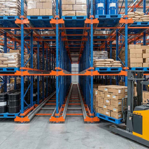 Automatic Shuttle Racking with Shuttle Rack Car for Cold Storage Industrial Q235B Steel Warehouse