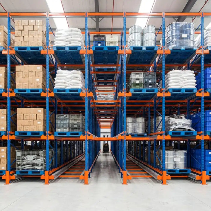 Industrial Pallet Shuttle System Using Shuttle Rack for Heavy Duty Warehouse Logistics Distribution