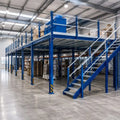 Industrial Steel Structure Platform Independent Boltless Assembly System for 3PL Logistics Centers and Distribution Centers