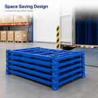 Versatile Tire Storage Stackable Rack Shelves for Tires Foldable Multi-tier for Automotive Parts Distribution Hub
