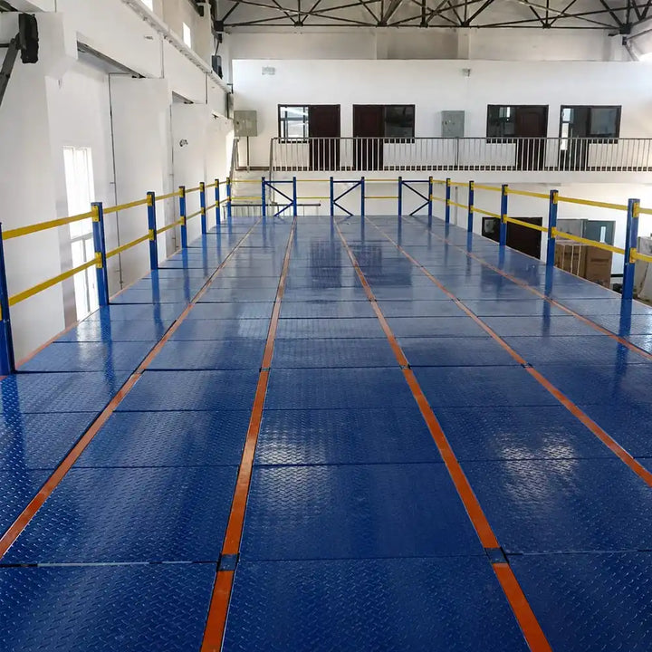 Q235B Warehouse Mezzanine Floor Independent Large Span System for Pharmaceutical Storage and Logistics Hub