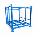 Industrial Heavy Duty Stackable Racking for Tire Storage Powder Coated Warehouse Logistics Hub System Plan