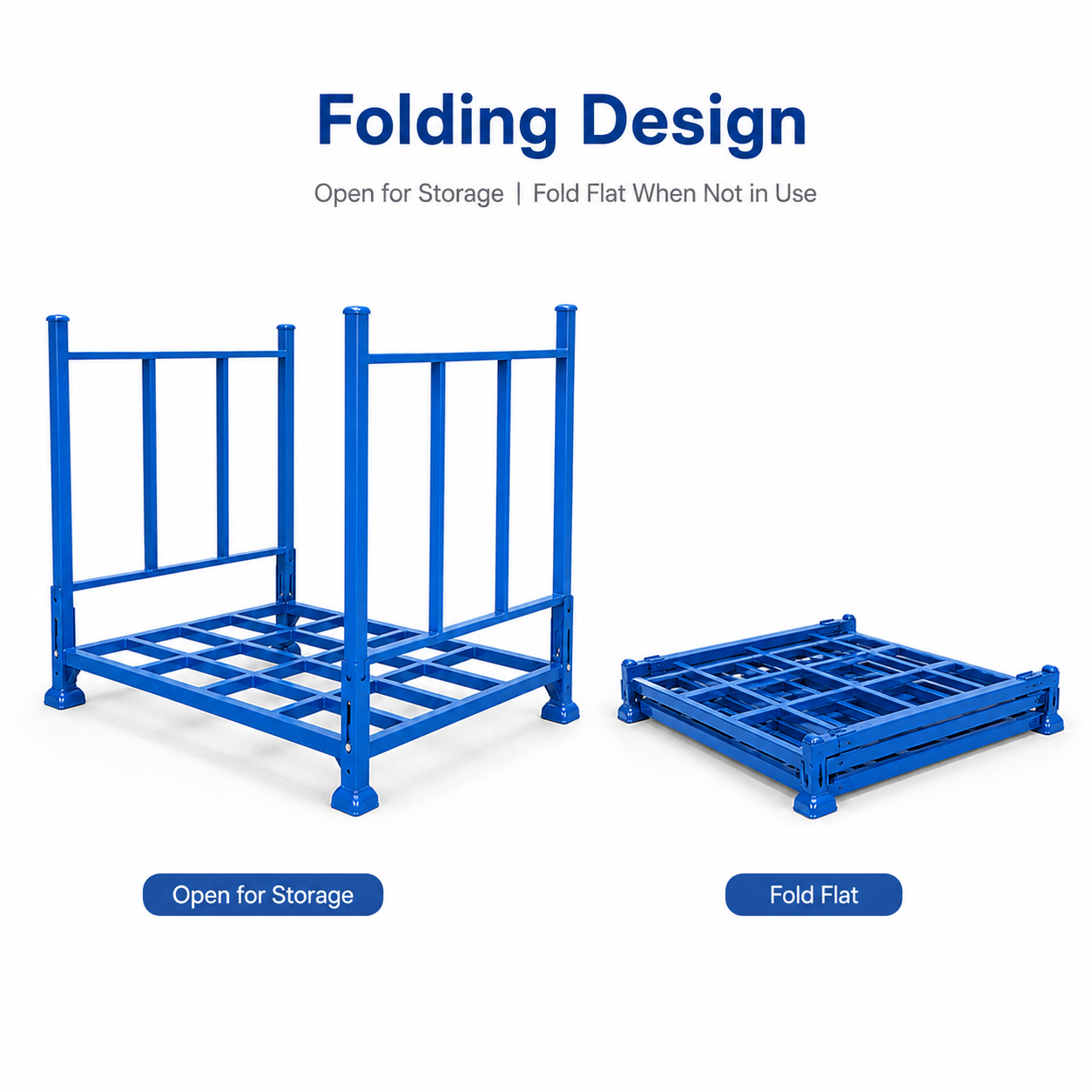Versatile Tire Storage Stackable Rack Shelves for Tires Foldable Multi-tier for Automotive Parts Distribution Hub