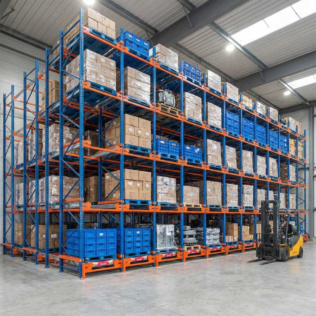 Heavy Duty Pallet Shuttle System for Shuttle Rack Industrial Q235B Steel Warehouse Automation Plan