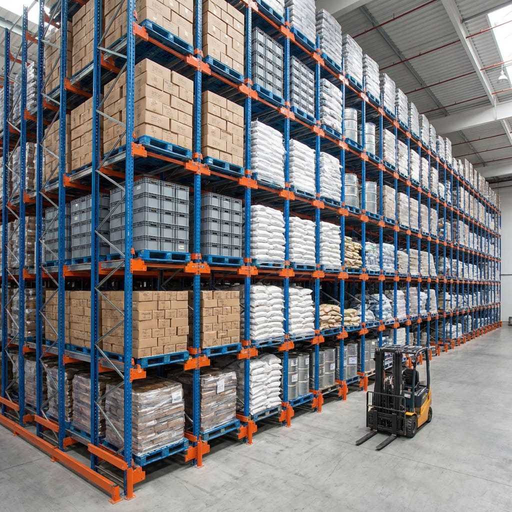 Industrial Radio Shuttle Racking Automated Storage System High Density Shuttle Rack for Logistics Center