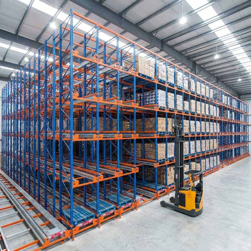 Industrial Shuttle Rack Radio Shuttle Racking Automated Storage System High Density Rack for Warehouse Use