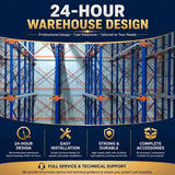 Q235B Steel Drive in Racking System LIFO Stock Management for Packaged Goods Beverage Distribution Warehouse Storage Rack