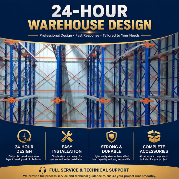 Q235B Steel Drive in Racking System LIFO Stock Management for Packaged Goods Beverage Distribution Warehouse Storage Rack