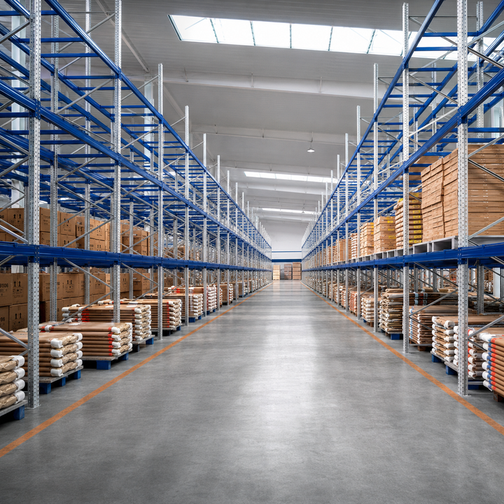 Steel Storage Rack Heavy Duty Q235B Pallet Rack System 1500kg-2500kg Cold Room Logistics OEM ODM Service Adjustable