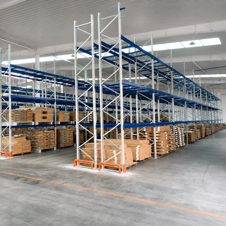 Steel Storage Rack Heavy Duty Q235B Steel Pallet Rack 2000kg 3000kg Auto Parts Store Selective Access Industrial