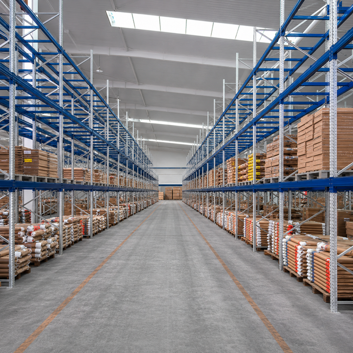 Steel Storage Rack Q235B Heavy Duty Pallet Racking 2000kg 3000kg Chemical Storage Easy Maintenance Rack Solution