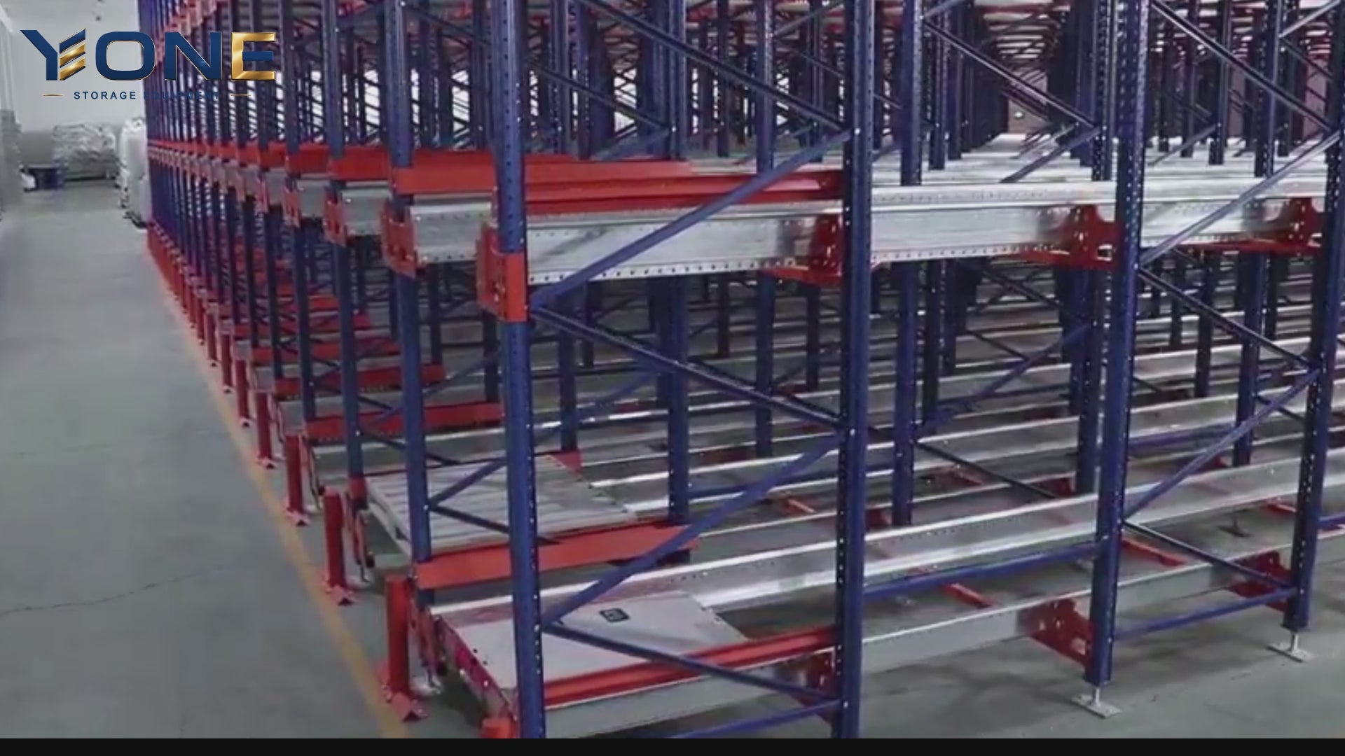 Storage Shuttle Racking Using Shuttle Rack for Industrial Q235B Steel Warehouse Logistics Solution